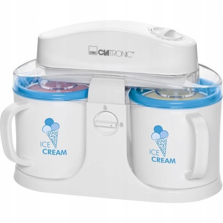 Clatronic ICM 3650 12 W ice cream maker, white