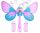 BUTTERFLY Big Soap Bubble WAND LIGHTS Spiel