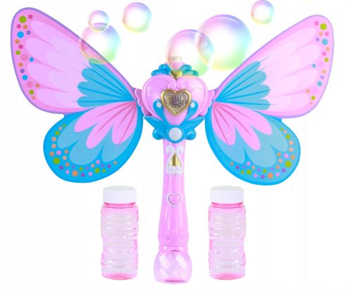 BUTTERFLY Big Soap Bubble WAND LIGHTS Spiel