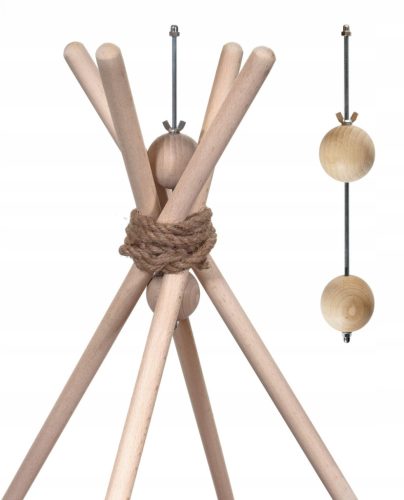 Tente enfant Iglo, wigwam Hdw-bois 12 m+