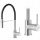  Invena Kameleon floor-standing kitchen faucet, black