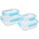 Food Containers GLASS LUNCH BOXES FOR FOOD, SET OF 4