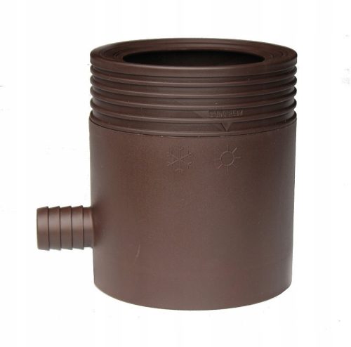 Marley rainwater catcher 80 mm brown