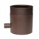 Marley rainwater catcher 80 mm brown