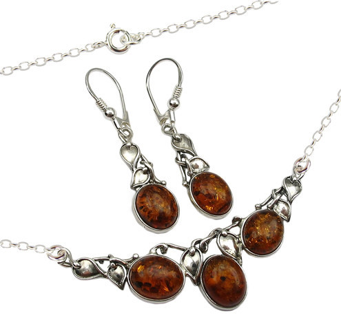  Marko-Lux jewelry set kp78k brown