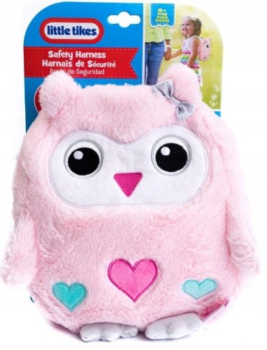  Little Tikes Safety Belt with Pink Owl Backpack