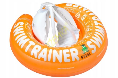 Freds Swim Academy Classic Inflatable Ring, Orange, 2-6 Years