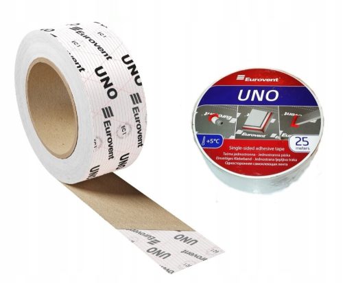 Eurovent Uno single-sided adhesive tape 50 mm x 25 m