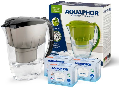  Aquaphor JASPER filter jug 2.8 l, black