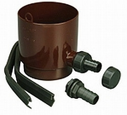  Marley rainwater catcher 100 mm brown