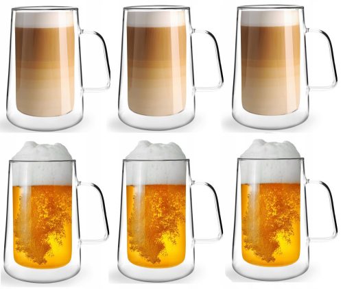 Glasses and cups Vialli Design coffee and tea glasses 300 ml 6 pcs.