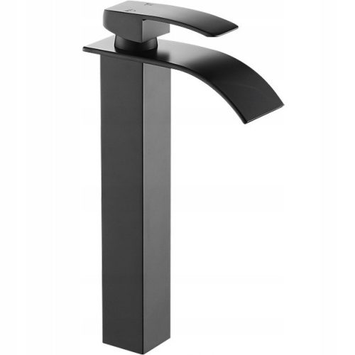 Rea Falcon pedestal washbasin mixer, black