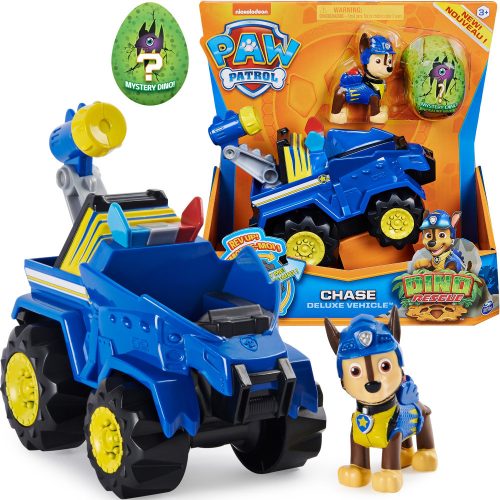  Paw Patrol Chase Dino Rescue Figure + Vehicle