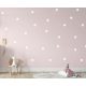  White Dots Pools Wall Stickers 105pcs