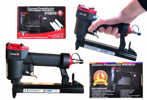  4PRO 4PRO8016 pneumatic stapler 4-16 mm black