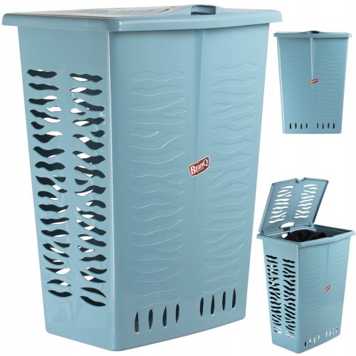 BranQ freestanding laundry basket 42l, shades of blue