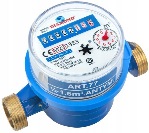 WATER METER COLD WATER METER 3/4 4.0 m3 LEGAL 2028