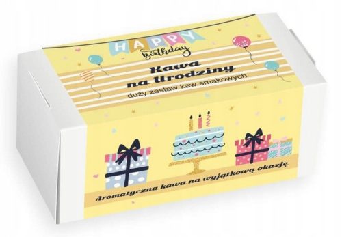  Practical Birthday gift box of 20 flavored coffees a unique gift