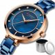  WOMEN'S WATCH CURREN FASHIONABLE STYLISH CLASSIC DATE 4 COLORS + BOX