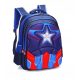  School backpack with multiple compartments 45878996588 K&M Red tones, Blue tones, Multi-colored 20 l