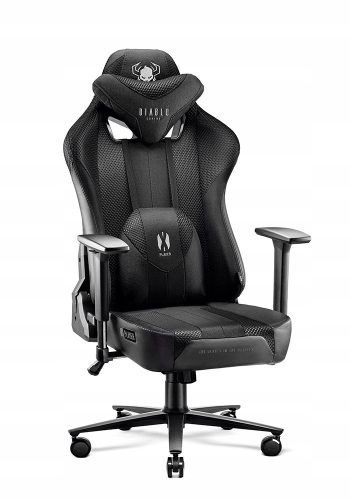  Diablo Chairs X-Player 2.0 Gaming Chair, Black Fabric