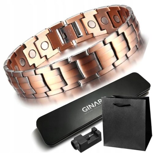  HEALTHY MAGNETIC COPPER BRACELET + ACCESSORIES