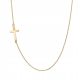  Gold-plated necklace with a cross ANIA KRUK