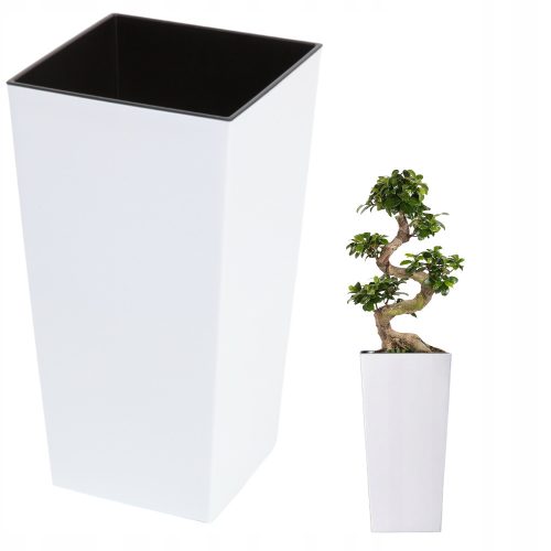  Flowerpot Grando 30 cm x 30 x 56 cm, diameter 30 cm, white plastic