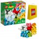  LEGO Duplo 10909 Box with Heart + LEGO 6315792 PAPER BAG VP MEDIUM M 34X41X10 TE