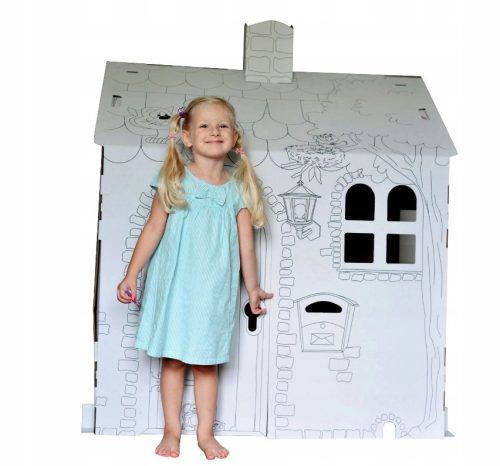 Cart-Pack Children's House, cardboard, from 3 years