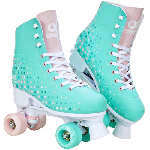  Croxer Eysa roller skates white, pink, turquoise, sizes 35-38