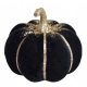  DECORATIVE PUMPKIN, VELOUR, AUTUMN DECORATION, LARGE