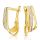  GOLD EARRINGS WITH ZIRCONS GOLD 585 14K 2387-3
