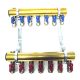  BRASS MANIFOLD 7 + pex valves 16