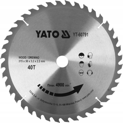  YATO WIDI HOLZSCHILD 315X40TX30MM