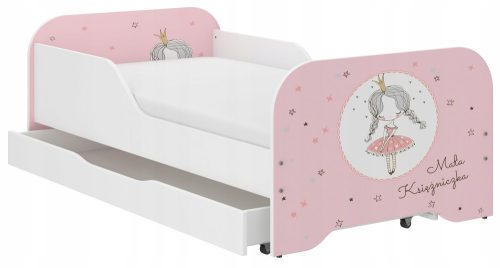  Wooden toy MIKI bed 74 x 144 cm multicolored