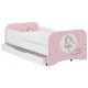  Wooden toy MIKI bed 74 x 144 cm multicolored