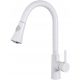 ZXC Brenor floor-standing kitchen faucet, white