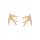  Gold-plated earrings with a swallow ANIA KRUK