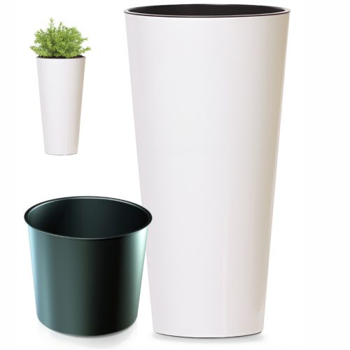 Pots and planters for outdoor and garden use Prosperplast Tubus Slim flowerpot 30 x 30 x 57 cm white