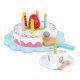  Birthday cake with candles, strawberry Edukac