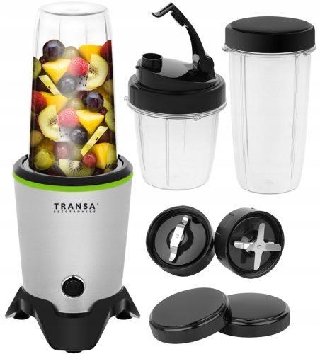  Transa Electronics BT-20 1200 W Jug Blender Silver/Gray