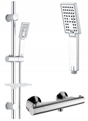 series Cubic surface-mounted shower set