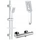 series Cubic surface-mounted shower set