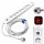 Hilark Surge Protector Strip Extension Cable, 5 m, 8 pcs. Sockets, White