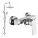 Epos chrome shower faucet series