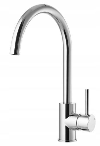 Moderno GINA stand kitchen faucet, silver