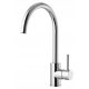 Moderno GINA stand kitchen faucet, silver