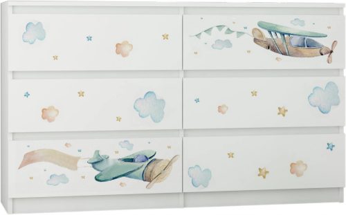  Baby BOO R120 chest of drawers 120 x 30 x 77 cm white