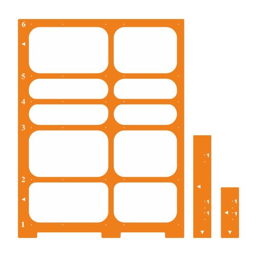 Template for the assembly of BLUM Tand GTV Modernbox drawers